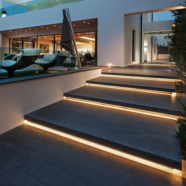 IP68 Waterproof LED Strip Step Stair Under Tread Lighting Outdoor Decorative Guardrails Lights